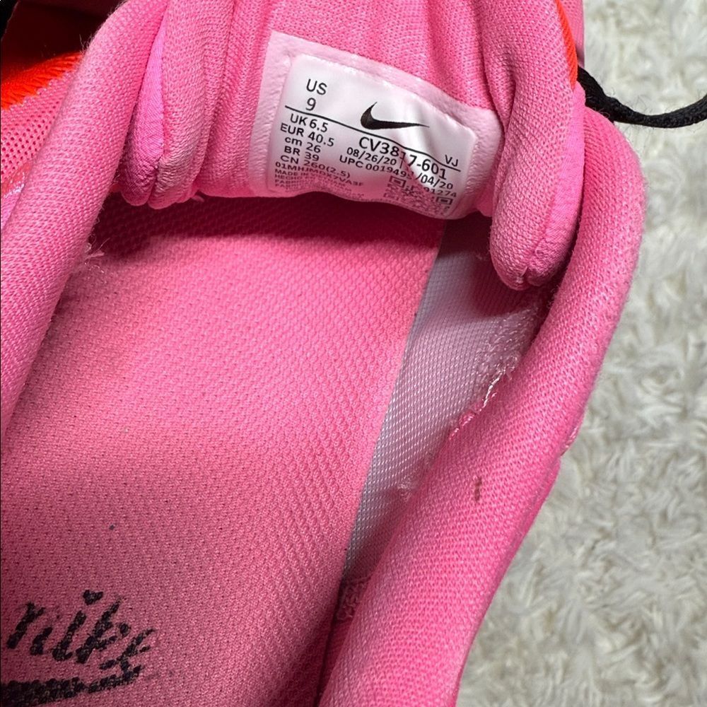 Nike React Escape Pink And Red Running Shoes - image 7